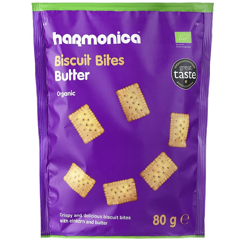 Български продуктБио Бисквити от Лимец Harmonica с Масло