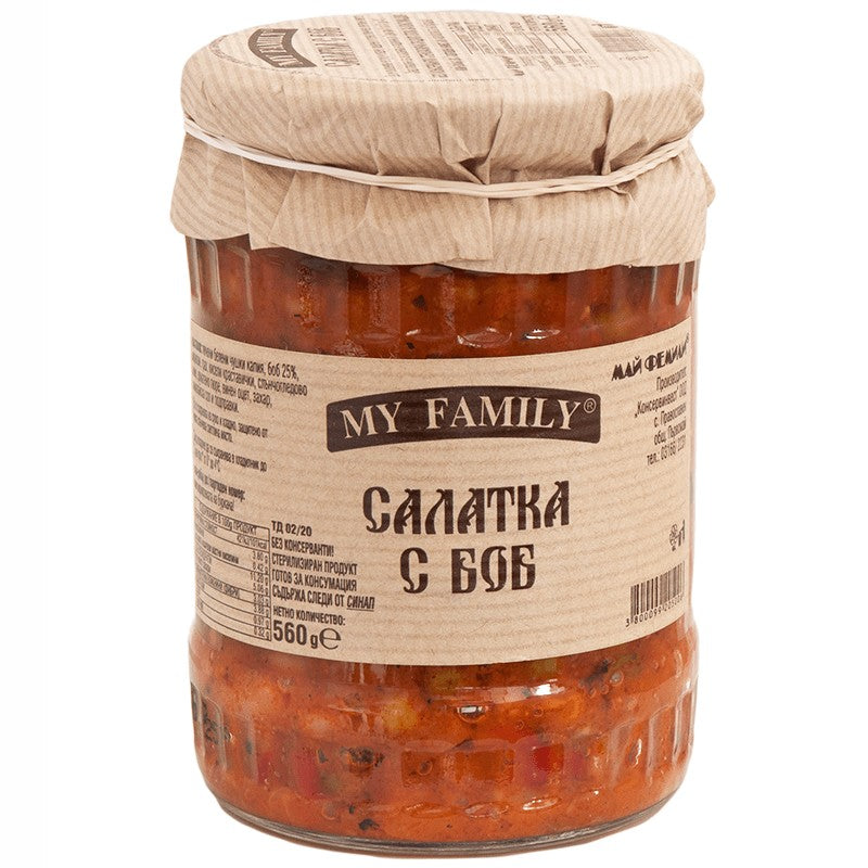 Български продуктСалата My Family с Боб