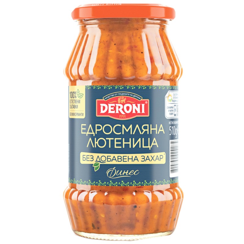 Лютеница Deroni Финес Едросмляна без Добавена Захар