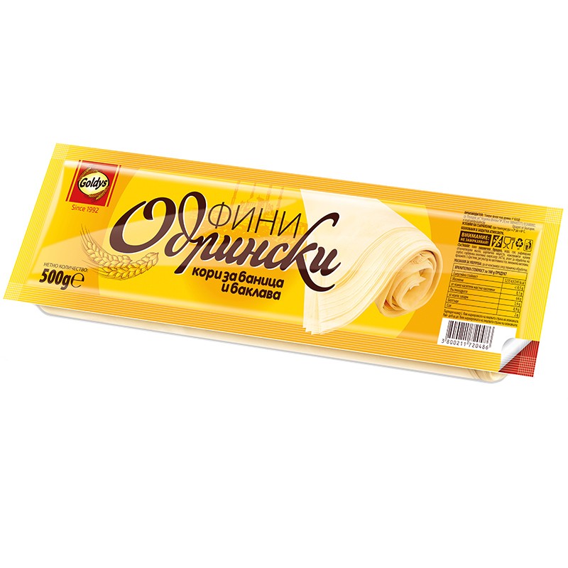 Български продуктКори за Баница Одрински Goldys Фини Точени