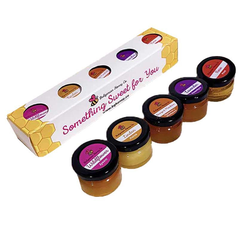 Български продуктКомплект Мед Bulgarian Honey Co. Мини Бурканчета