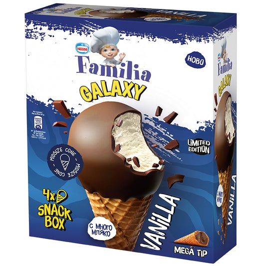 Сладолед Фамилия Galaxy Ванилия Мултипак