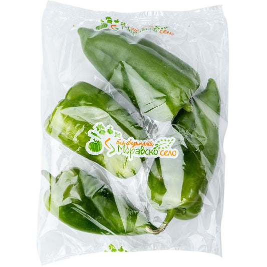 Български продуктБио Зелени Чушки от Ферма Моравско Село