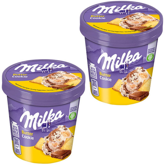 Сладолед Milka с Маслени Бисквити