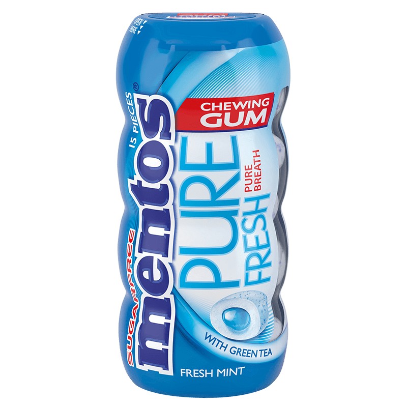 Дъвки Mentos Свежа Мента без Добавена Захар