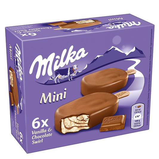 Сладолед Milka Ванилия и Шоколад Мини Стик