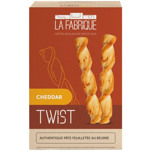 Соленки La Fabrique Twist с Масло 28% и Чедър