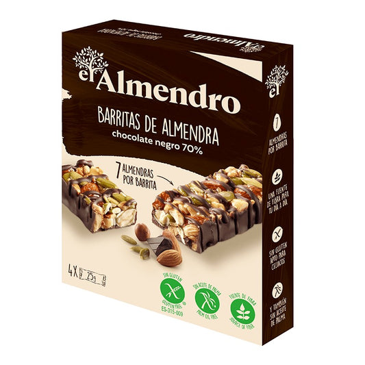 Барче El Almendro Бадемово с Тъмен Шоколад 70% без Глутен