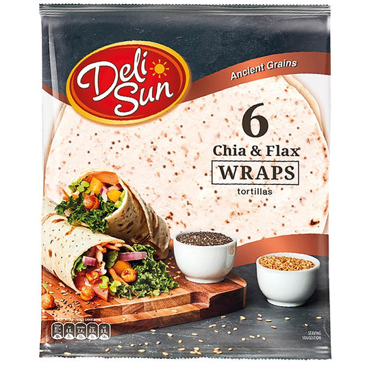Тортили Deli Sun с Чия и Ленено Семе 6 x 23,5см