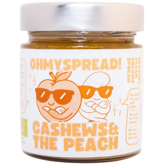 Български продуктБио Веган Спред Oh My Spread! Кашу и Праскова