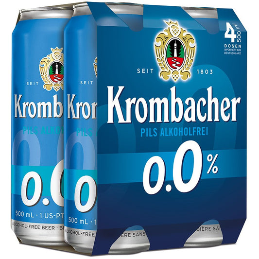 Бира Krombacher Pils 0,0% Безалкохолна Кен