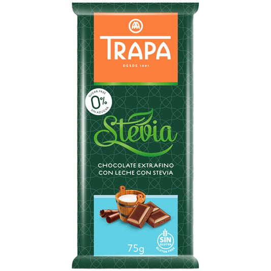 Шоколад Trapa Млечен без Добавена Захар