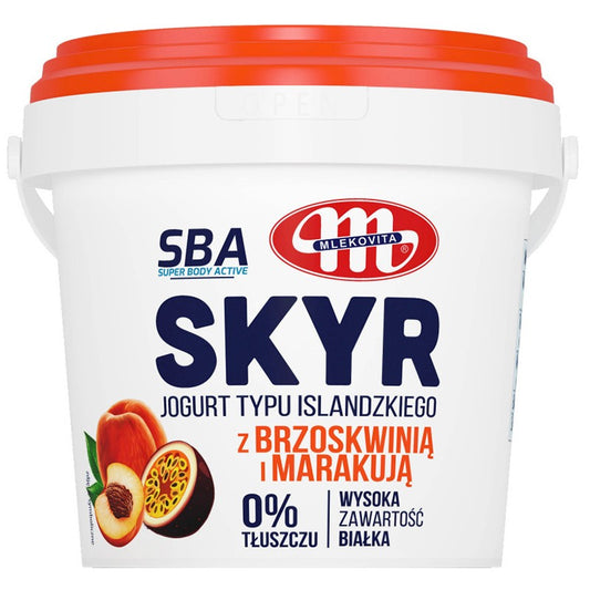 Скир Mlekovita Плодов Праскова и Маракуя