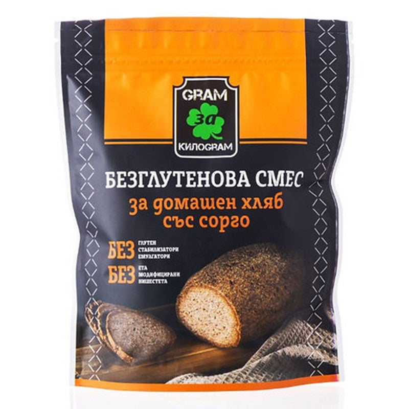 Български продуктБезглутенова Смес Gram за Килограм за Хляб със Сорго
