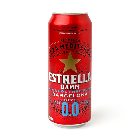 Бира Estrella Damm 0.0% Безалкохолна Кен