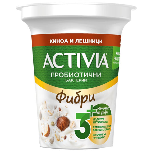 Български продуктАктивиа Фибри с Киноа и Лешници