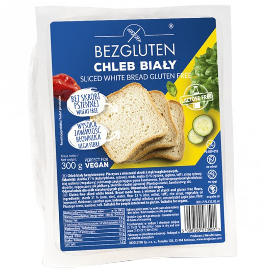Хляб Bezgluten Бял Без Глутен Нарязан