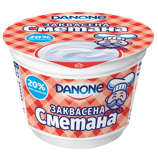 Сметана Danone Заквасена 20%