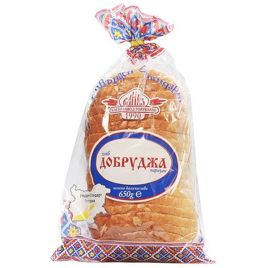 Български продуктХляб Елиаз Добруджа Утвърден Стандарт България Нарязан