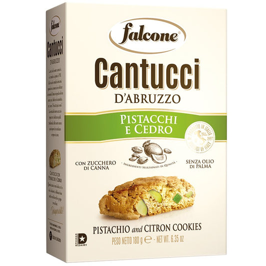 Бисквитки Falcone Cantucci Al Pistacchio E Cedro с Шамфъстък и Лимон