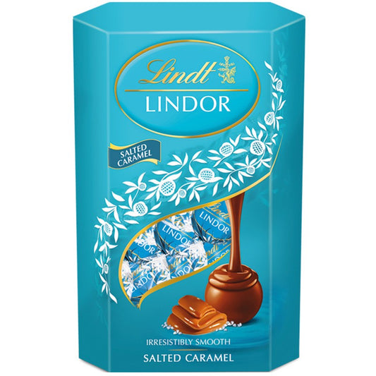 Шоколадови Бонбони Lindt Lindor Солен Карамел 16 бр