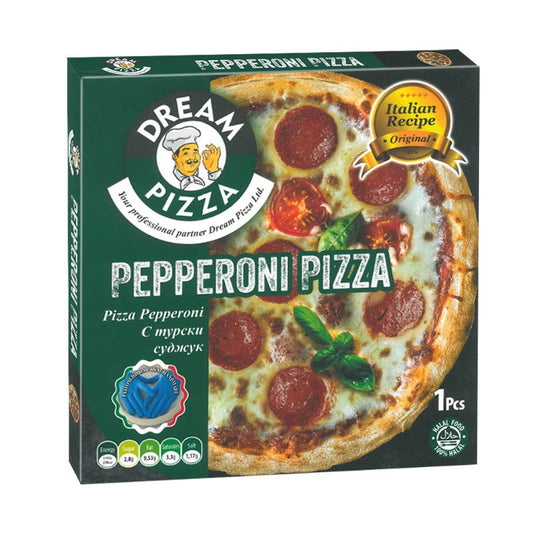 Български продуктПица Dream Pizza Пеперони с Турски Суджук