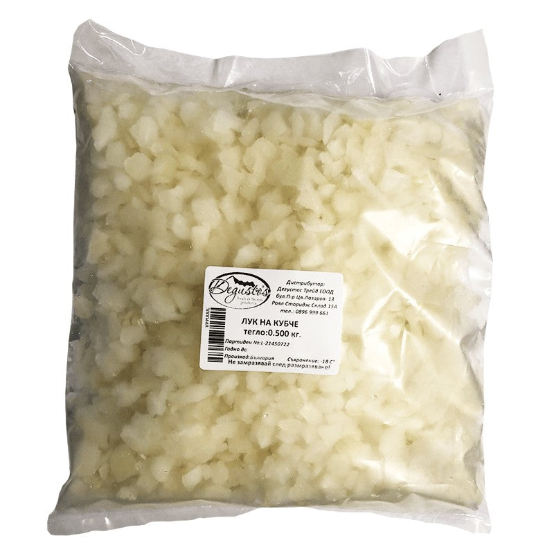 Български продуктЛук на Кубчета Замразен