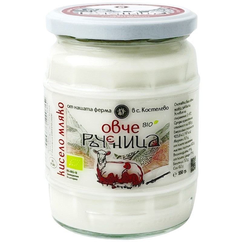 Български продуктБио Овче Кисело Мляко от Ферма Ръченица