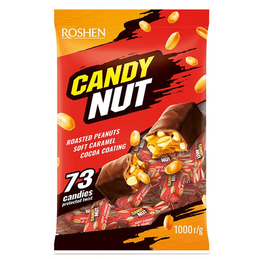 Бонбони Roshen Candy Nut Карамел и Фъстъци