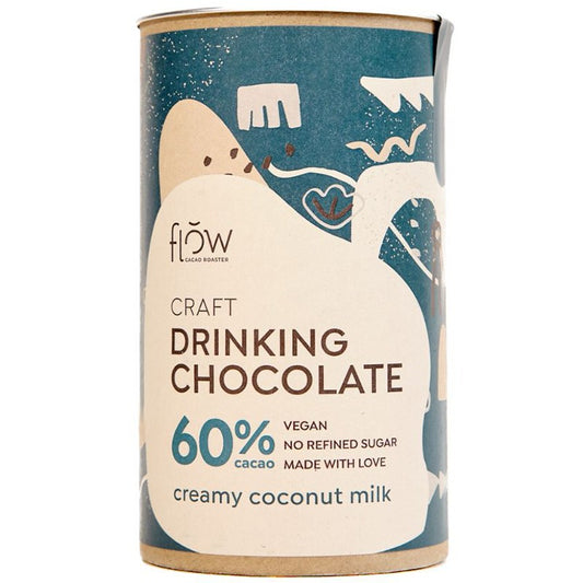 Български продуктШоколад за Пиене с 60% Какао с Кокосово Мляко от Flow Cacao Roasters