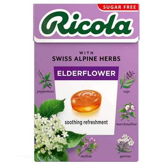 Билкови Бонбони Ricola Черен Бъз без Добавена Захар