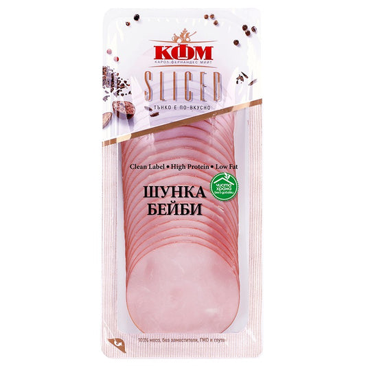 Български продуктБейби Шунка КФМ Чиста Храна Слайс Без Консерванти