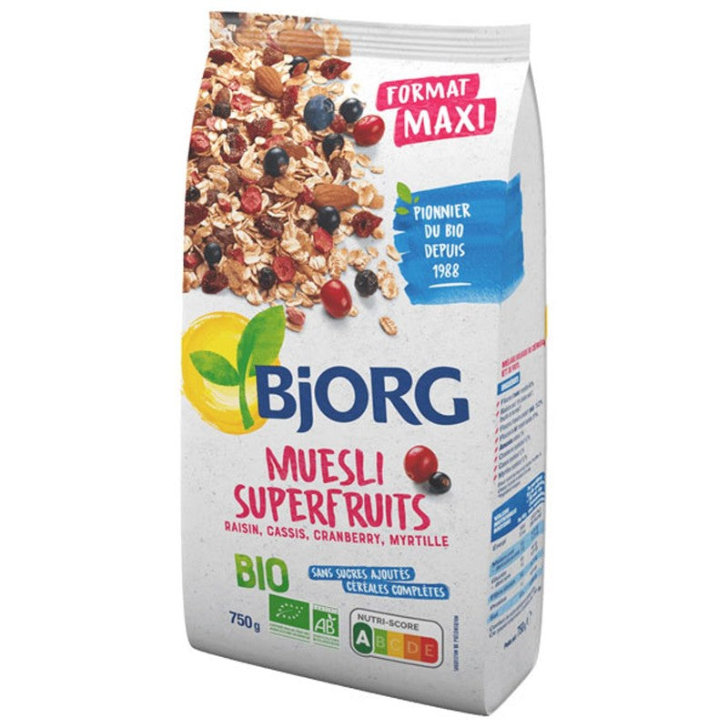 Био Мюсли Bjorg със Супер Плодове
