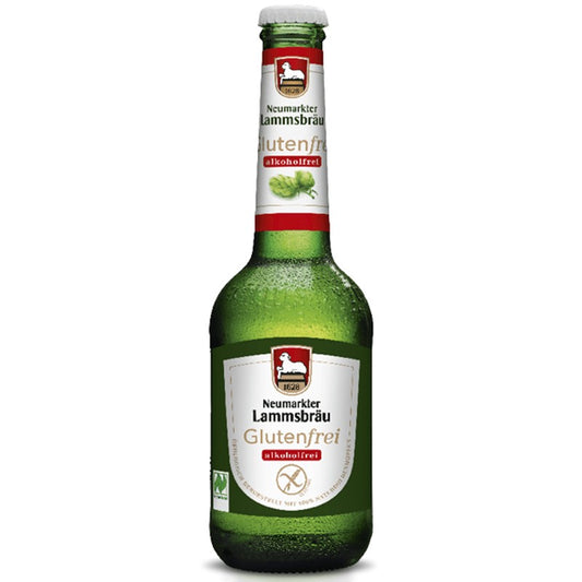 Био Бира Lammsbrau Lager Безалкохолна без Глутен Бутилка