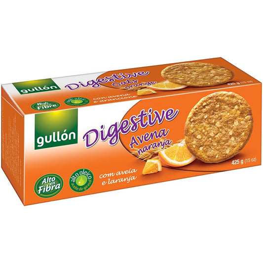Бисквити Gullon Digestive с Овесени Ядки и Портокал