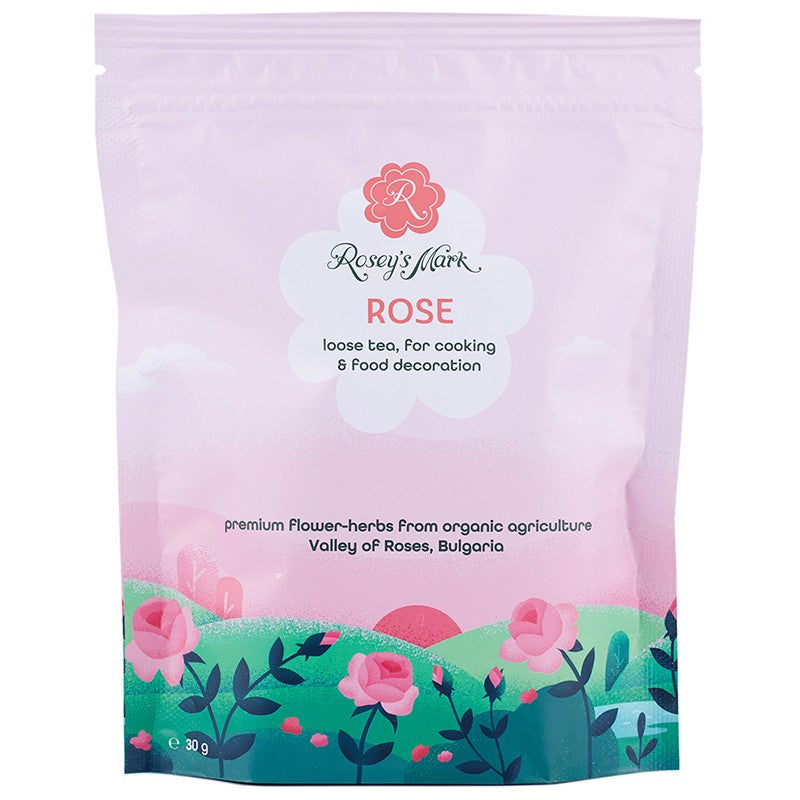 Български продуктЧай Роза Rosey's Mark Насипен за Готвене и Декорация