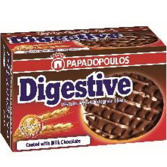 Бисквити Papadopoulos Digestive Млечен Шоколад