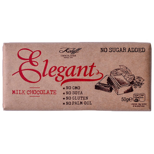 Български продуктШоколад Koleff Elegant Млечен без Добавена Захар