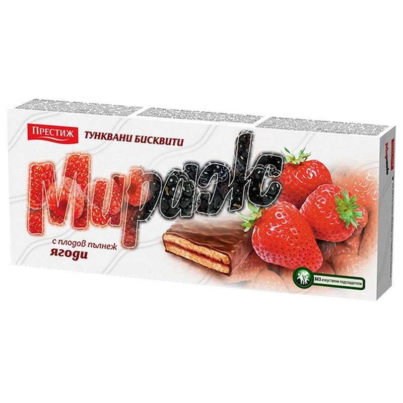 Български продуктБисквити Мираж Ягода Тунквани