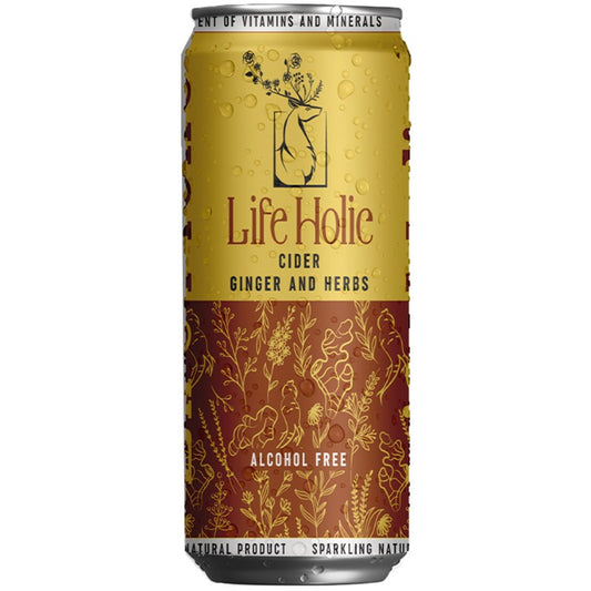 Български продуктБезалкохолен Сайдер Life Holic Джинджифил и Билки