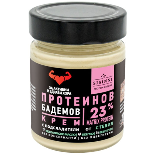 Протеинов Бадемов Крем Sisinni Pro 20% и Стевия