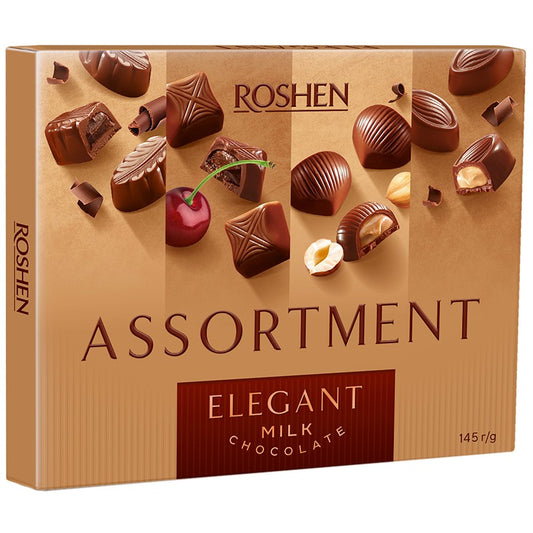 Шоколадови Бонбони Roshen  Assortment Елегант с Млечен Шоколад
